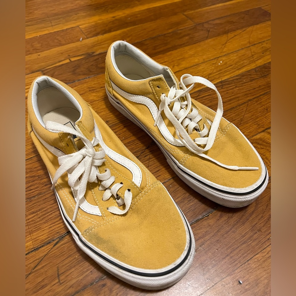 Mustard old school vans